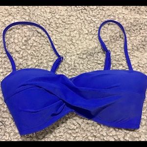 Blue Bikini Top